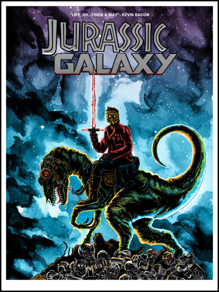 jurassic galaxy 18x24 preview